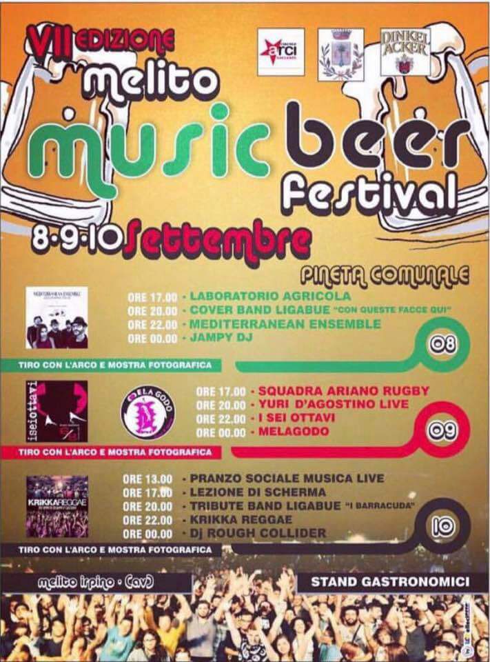 music beer festival locandina Melito