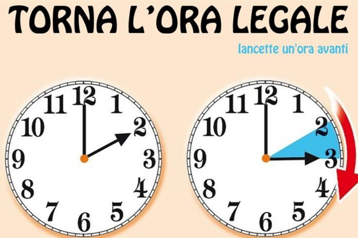 Torna l'ora legale