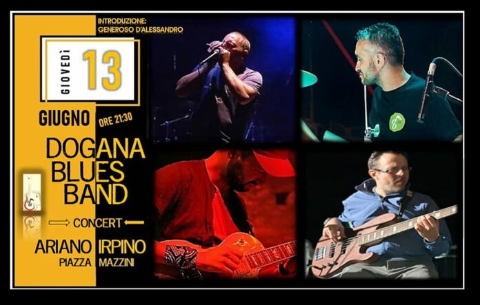 Concerto "Dogana Blues Band" ad Ariano Irpino